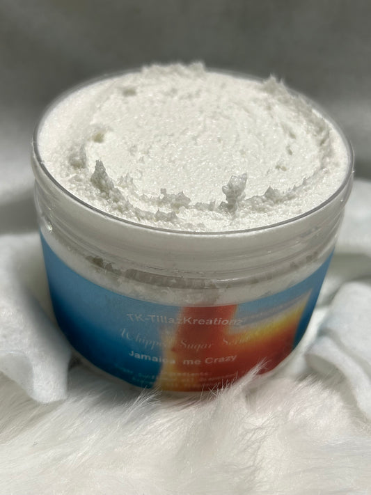 Whipped sugar scrub